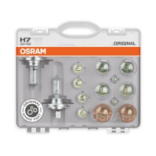 OSRAM sada náhradních autožár.CLK H7 24V