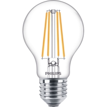 Philips  LED žárovka filament E27 náhrada za 75W 2700K 9W filament